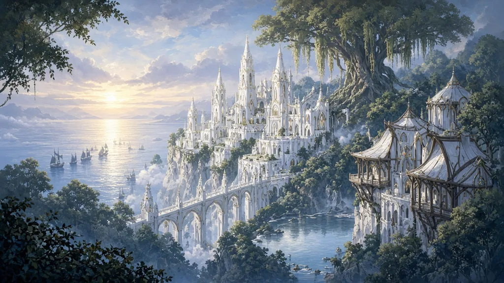 Original fantasy illustration for Felwithe and the Koada’Dal