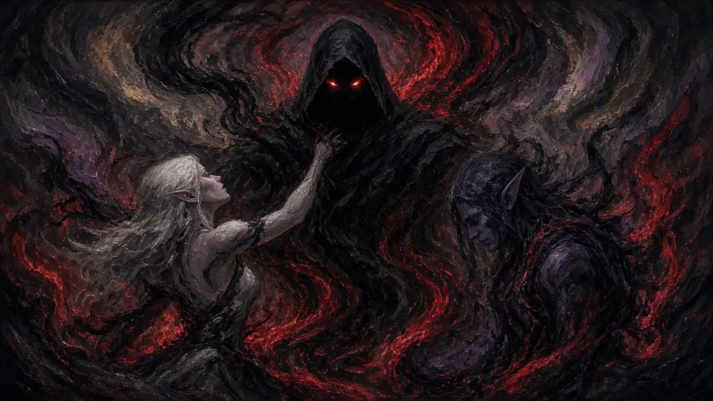 Original fantasy illustration for Innoruuk, Prince of Hate