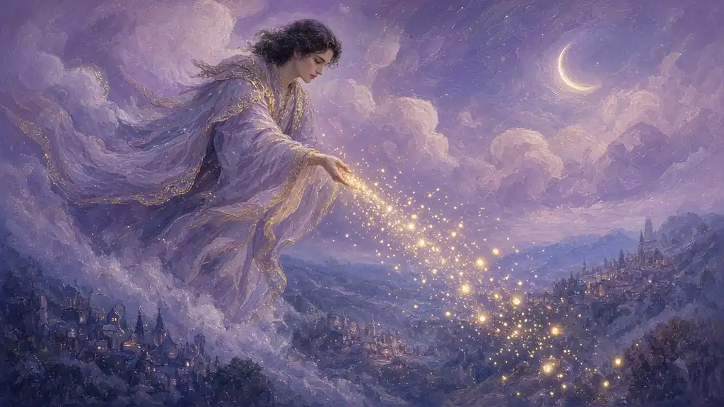 Original fantasy illustration for Morell-Thule, Lord of Dreams