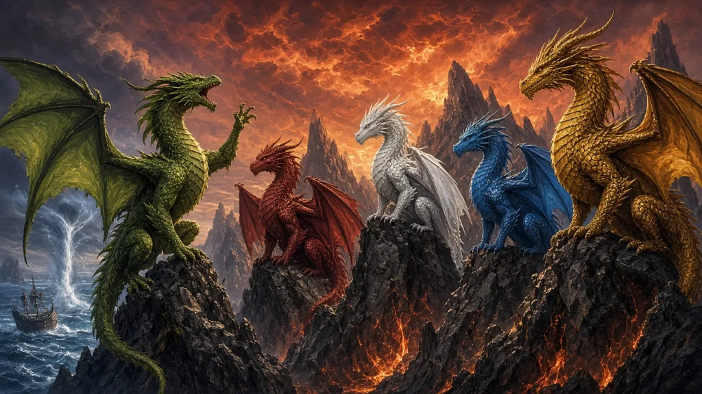 Original fantasy illustration for The Ring of Scale