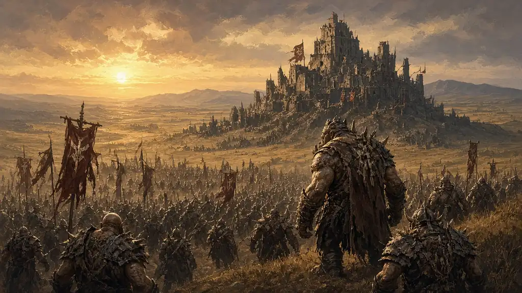 Original fantasy illustration for Toskirakk & the Rallosian Empire